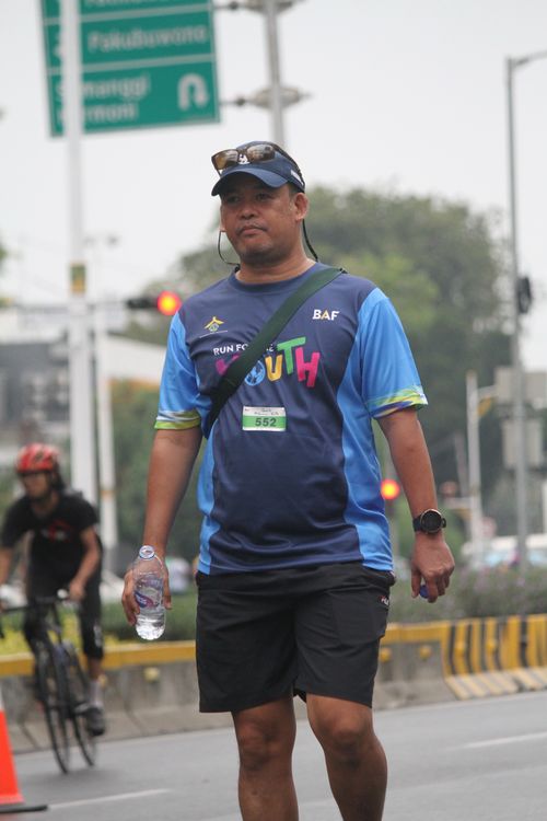Race photo from Road to BAF Lions Run 2024