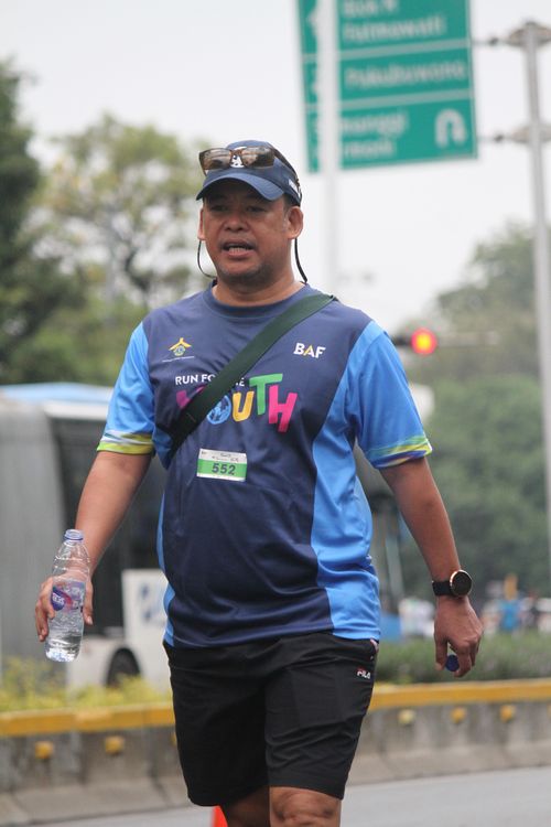 Race photo from Road to BAF Lions Run 2024