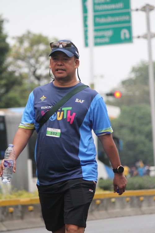 Race photo from Road to BAF Lions Run 2024