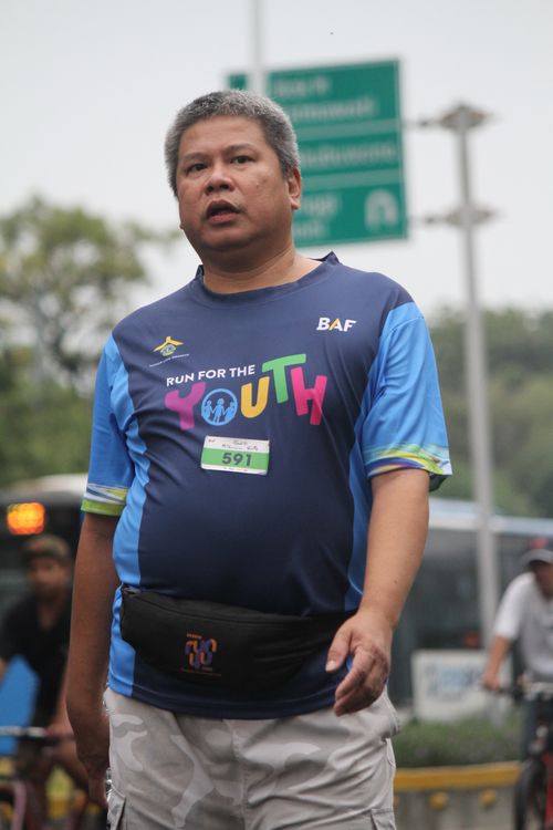 Race photo from Road to BAF Lions Run 2024