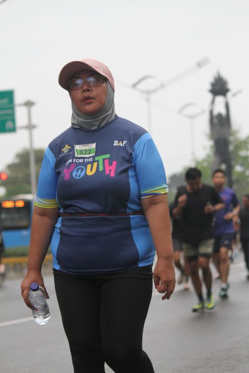 Race photo from Road to BAF Lions Run 2024