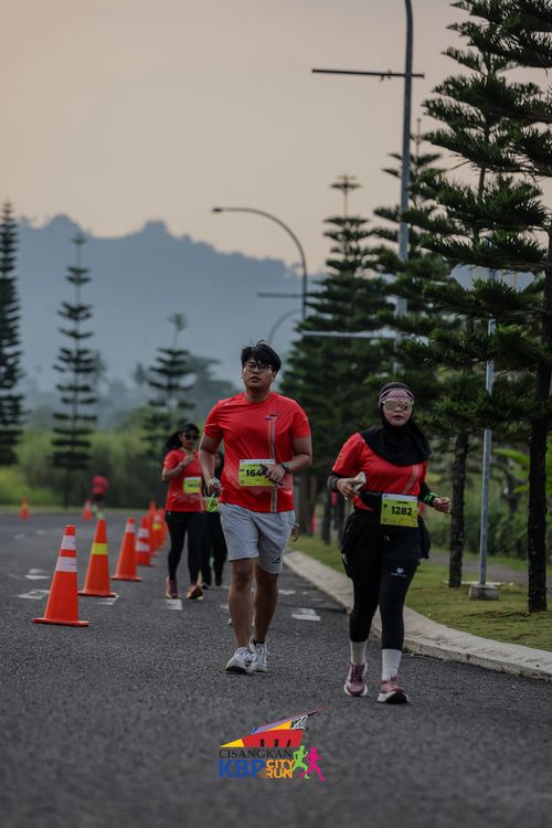 Race photo from CISANGKAN KBP CITY RUN 2025
