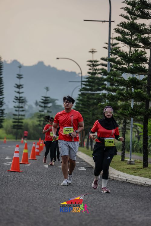 Race photo from CISANGKAN KBP CITY RUN 2025