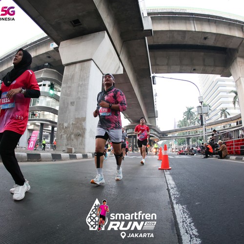 Race photo from SMARTFREN RUN 2026