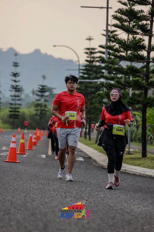 Race photo from CISANGKAN KBP CITY RUN 2025