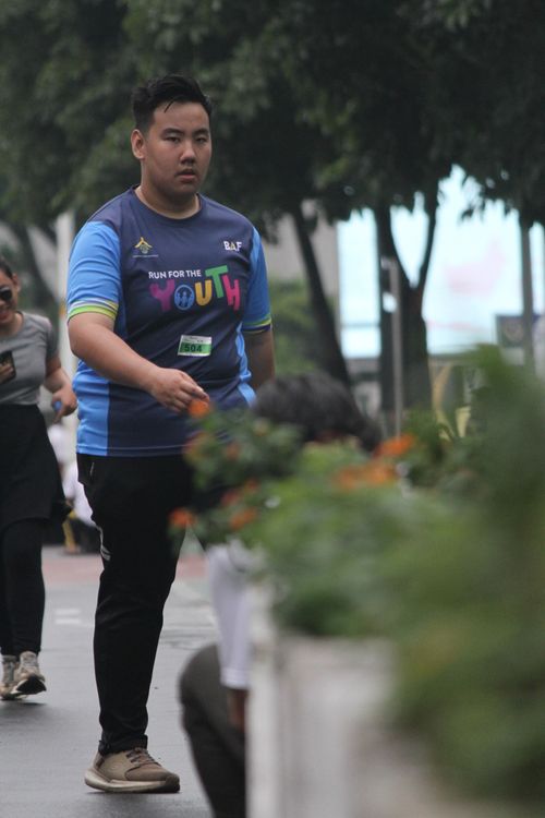 Race photo from Road to BAF Lions Run 2024