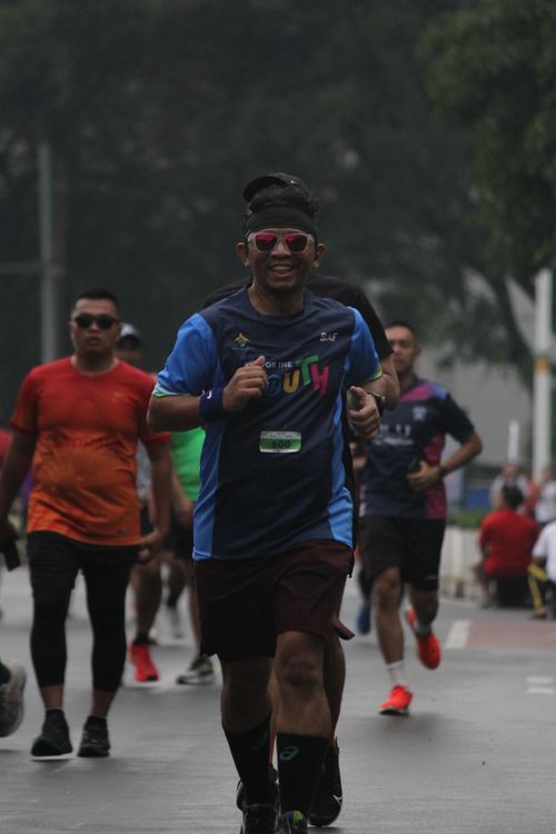 Race photo from Road to BAF Lions Run 2024