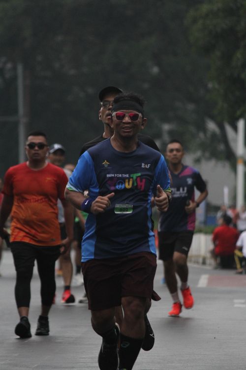 Race photo from Road to BAF Lions Run 2024