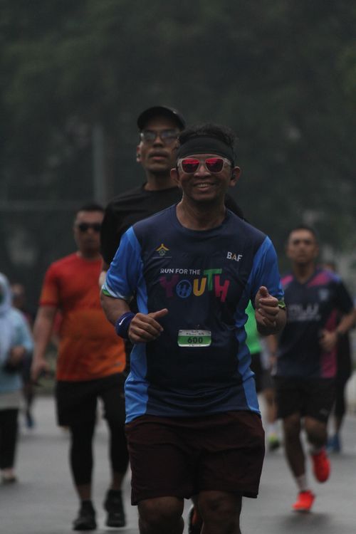 Race photo from Road to BAF Lions Run 2024