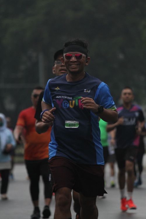 Race photo from Road to BAF Lions Run 2024