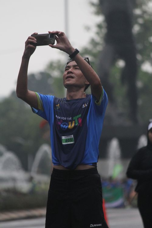 Race photo from Road to BAF Lions Run 2024