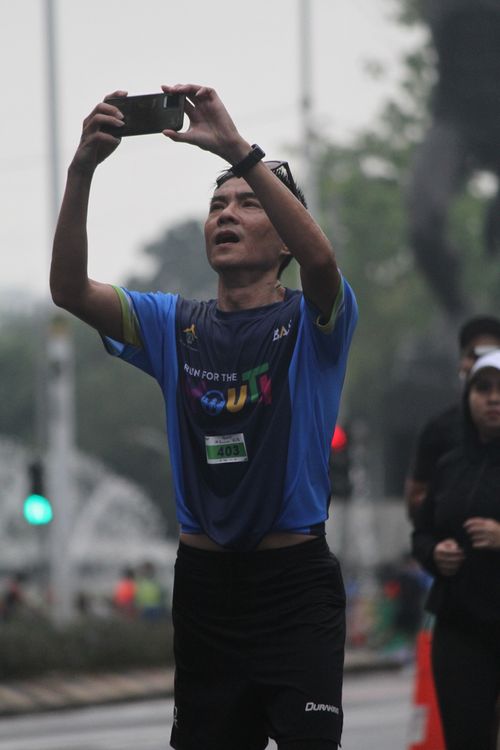 Race photo from Road to BAF Lions Run 2024