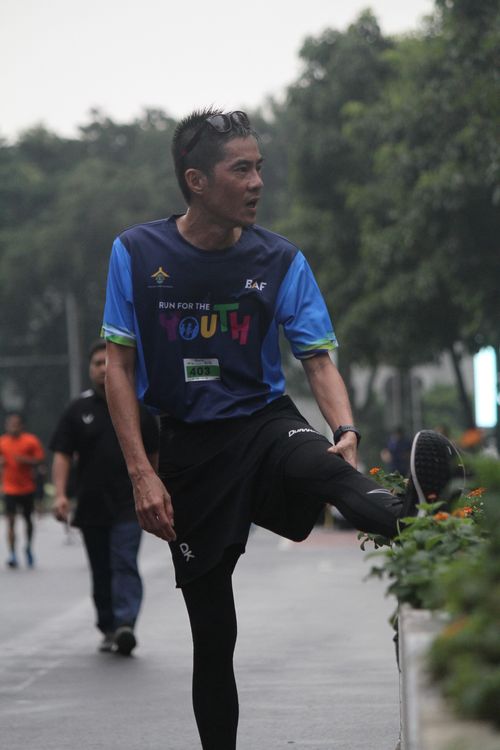 Race photo from Road to BAF Lions Run 2024