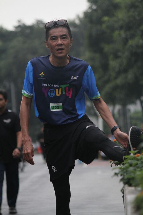 Race photo from Road to BAF Lions Run 2024
