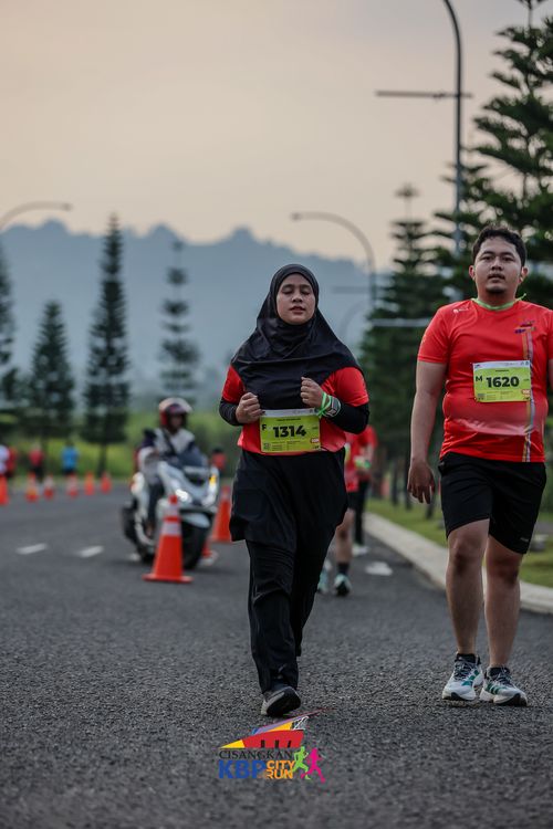 Race photo from CISANGKAN KBP CITY RUN 2025