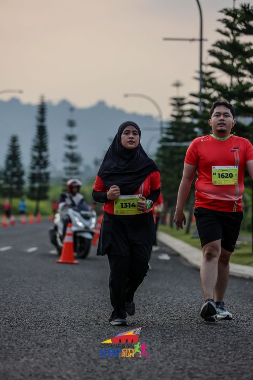 Race photo from CISANGKAN KBP CITY RUN 2025