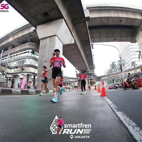 Race photo from SMARTFREN RUN 2026