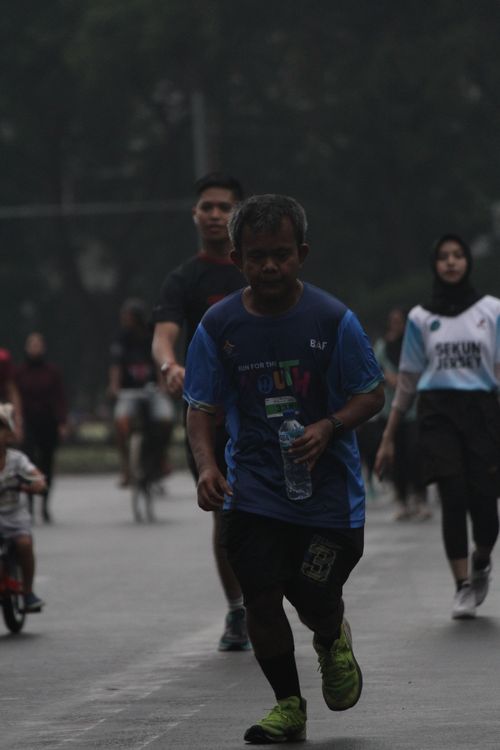 Race photo from Road to BAF Lions Run 2024