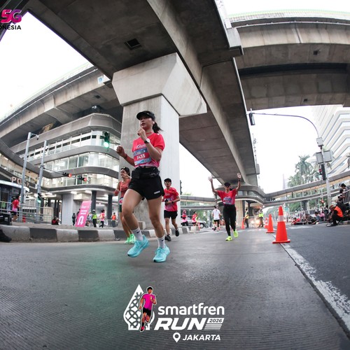 Race photo from SMARTFREN RUN 2026