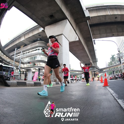 Race photo from SMARTFREN RUN 2026