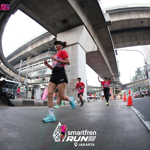 Race photo from SMARTFREN RUN 2026