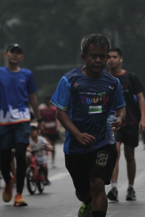 Race photo from Road to BAF Lions Run 2024