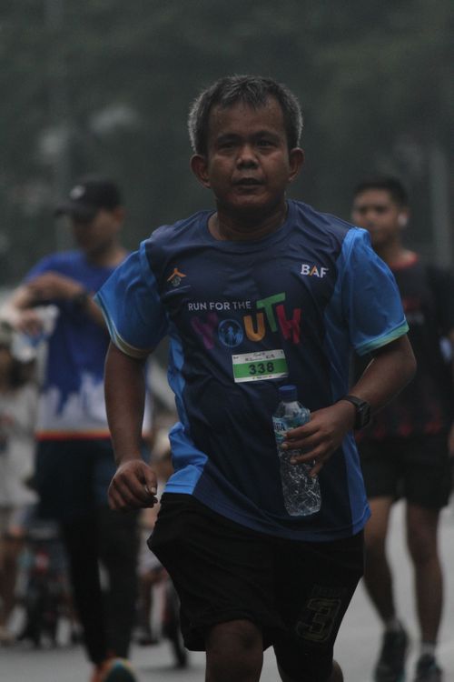 Race photo from Road to BAF Lions Run 2024