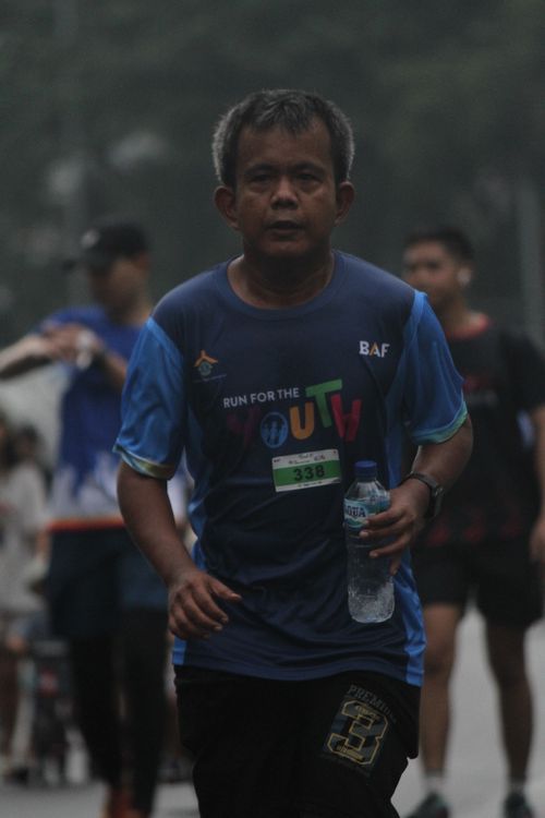 Race photo from Road to BAF Lions Run 2024