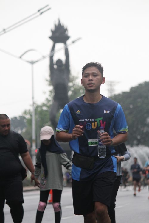 Race photo from Road to BAF Lions Run 2024