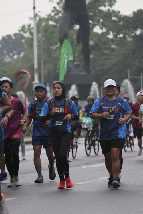 Race photo from Road to BAF Lions Run 2024