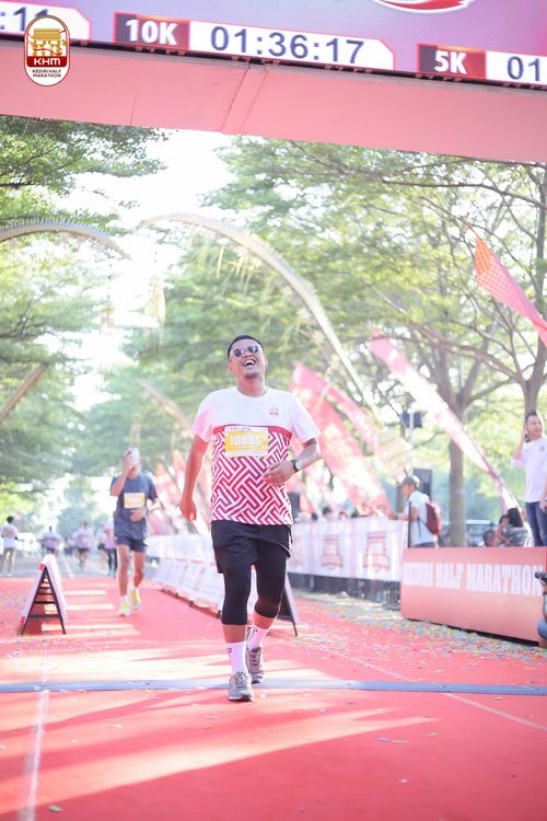 Race photo from Kediri Half Marathon 2024
