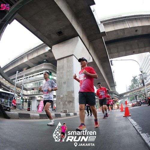 Race photo from SMARTFREN RUN 2026