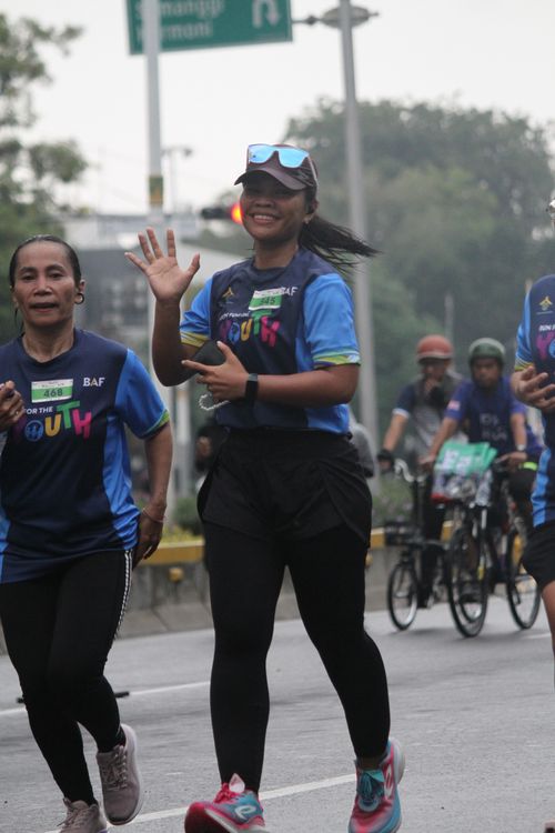 Race photo from Road to BAF Lions Run 2024