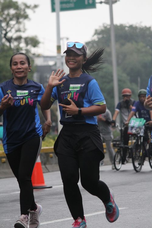 Race photo from Road to BAF Lions Run 2024