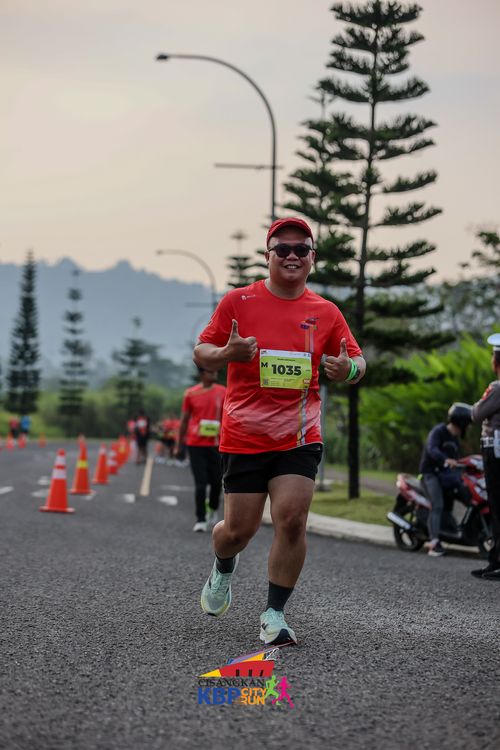 Race photo from CISANGKAN KBP CITY RUN 2025