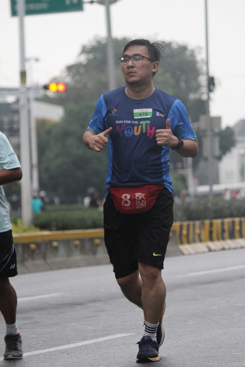 Race photo from Road to BAF Lions Run 2024