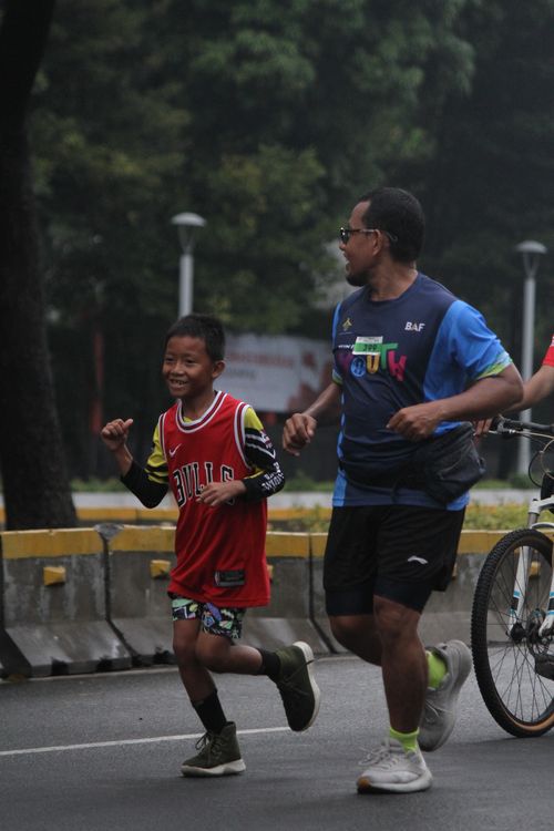 Race photo from Road to BAF Lions Run 2024