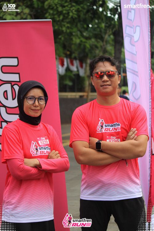 Race photo from Smartfren Run 2025 Vibes