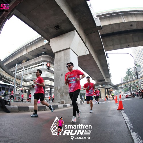 Race photo from SMARTFREN RUN 2026