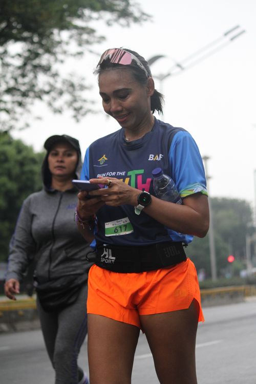 Race photo from Road to BAF Lions Run 2024