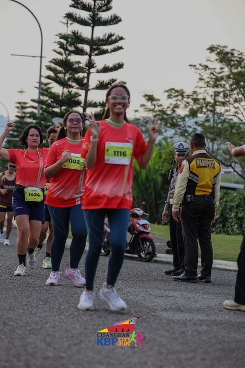 Race photo from CISANGKAN KBP CITY RUN 2025