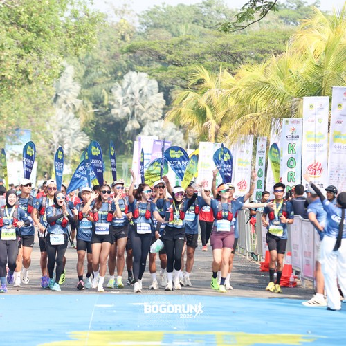 Race photo from BOGORUN 2026