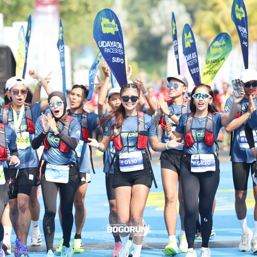 Race photo from BOGORUN 2026