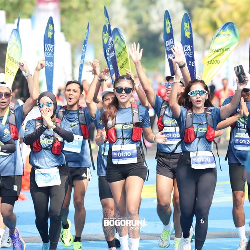 Race photo from BOGORUN 2026