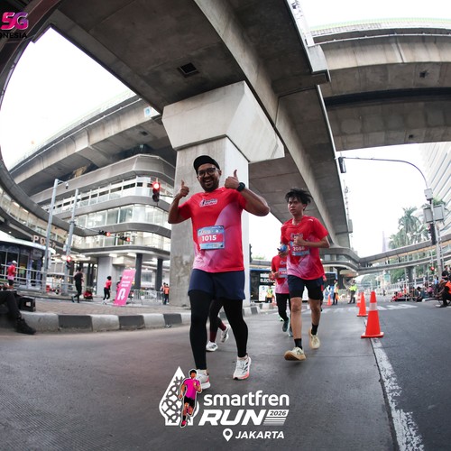 Race photo from SMARTFREN RUN 2026