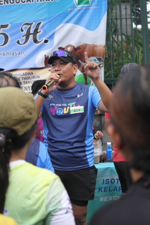 Race photo from Road to BAF Lions Run 2024