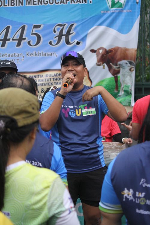 Race photo from Road to BAF Lions Run 2024
