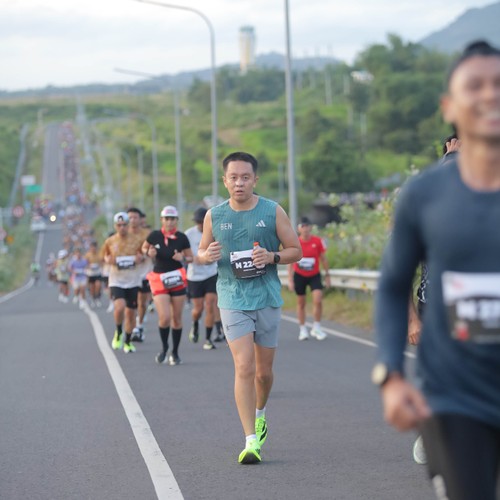 Race photo from KEDIRI HALF MARATHON 2026