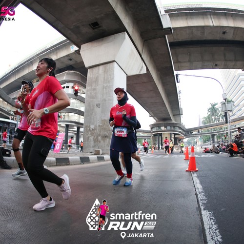 Race photo from SMARTFREN RUN 2026