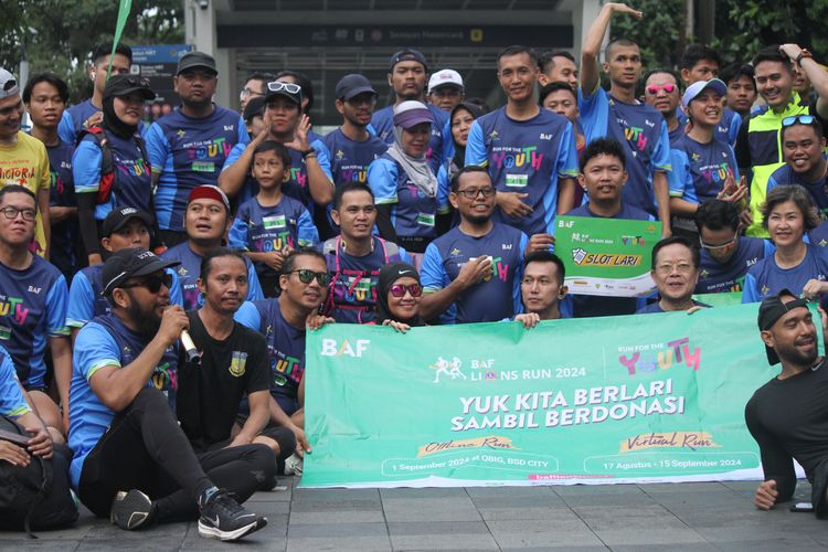 Race photo from Road to BAF Lions Run 2024